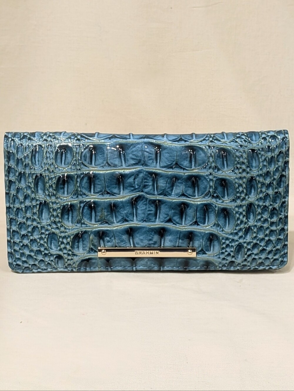 VEUC Brahmin Ady Wallet in Lagoon